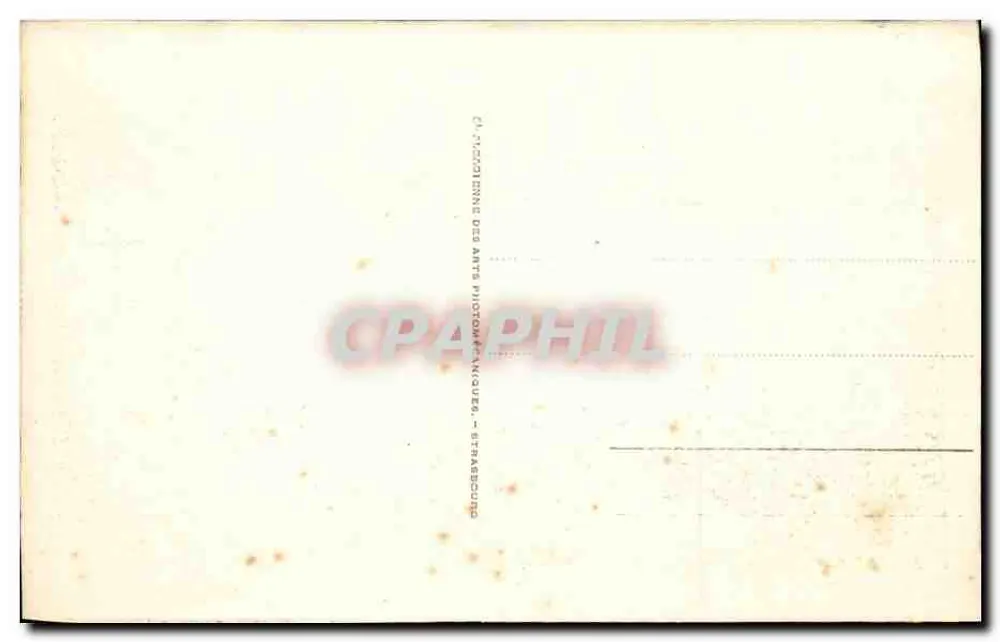 The RUINS of the CHATEAU d'ANDLAU — series 19 — publisher not visible - Back
