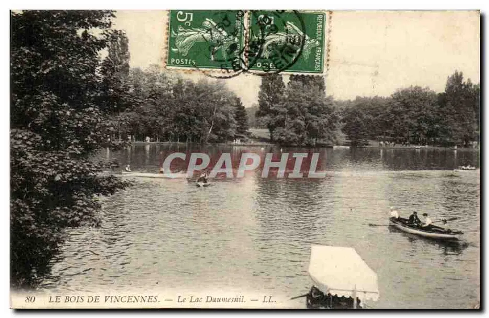 Le Bois de Vincennes — Le Lac Daumesnil — LL. - Recto