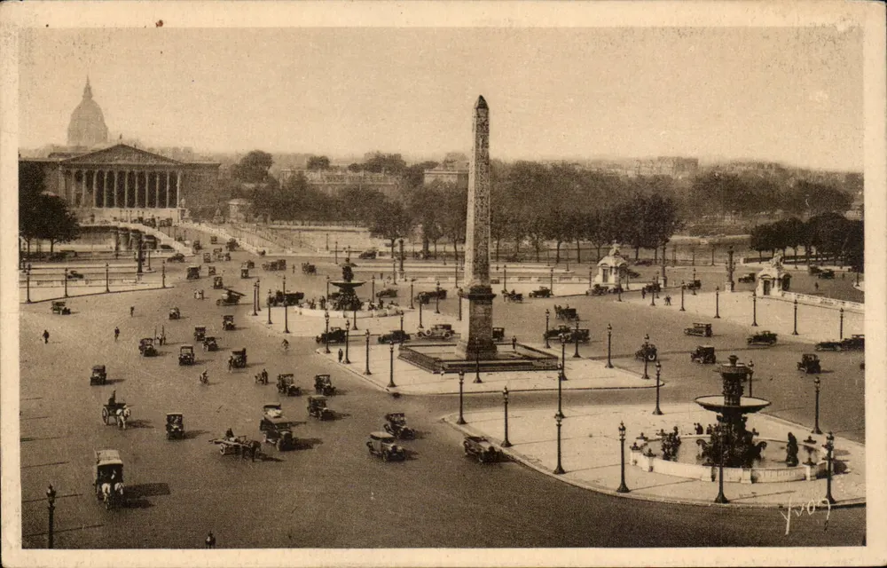Place de la Concorde — vista panorâmica — Les Éditions d'Art Y. Orléans, n°70 - Frente