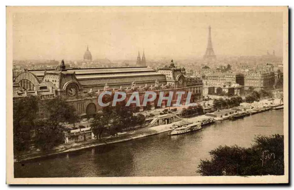Paris — Die Seine am Quai d'Orsay — Les Éditions d'Art Yvon - Vorderseite