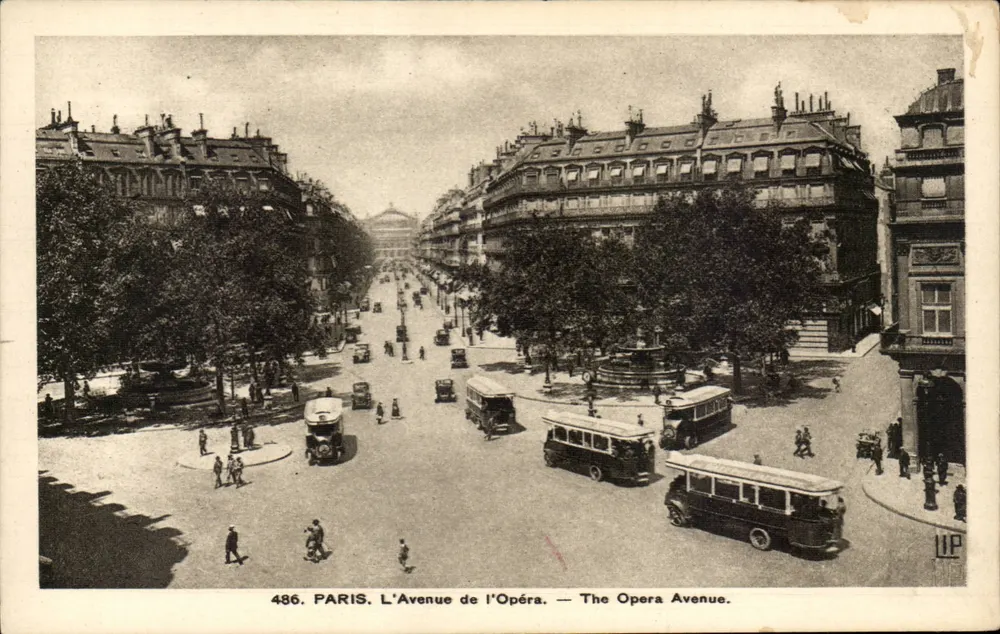Paryż — Avenue de l'Opéra — nr 486 — Éditions Artistiques LIP - Awers