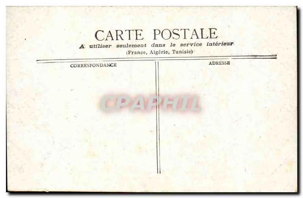 Paris - Boulevard & Porta Saint-Martin — editor não visível, número de série ilegível - Verso