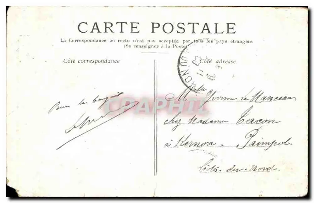 PARIS — La Bastille, Colonne de Juillet — éditeur imprimeur non visible - Rückseite