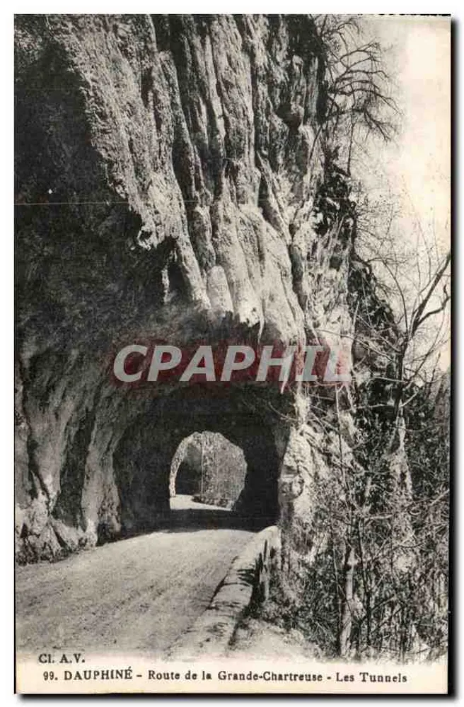 Dauphiné - Estrada da Grande-Chartreuse - Os Túneis — CI.A.V. n°99 - Frente