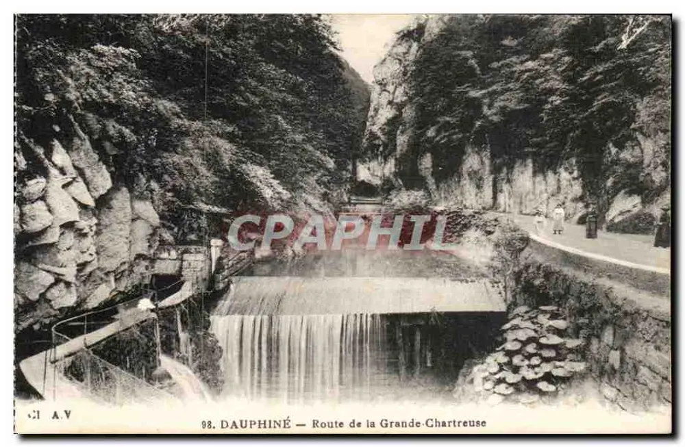 Rodovia da Grande-Chartreuse — Dauphiné — n°98 - Frente