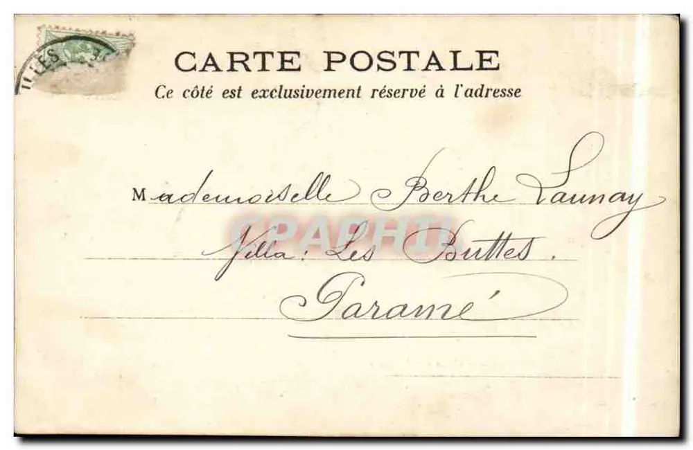 PARIS — Palácio da Justiça — editor não identificado - Verso