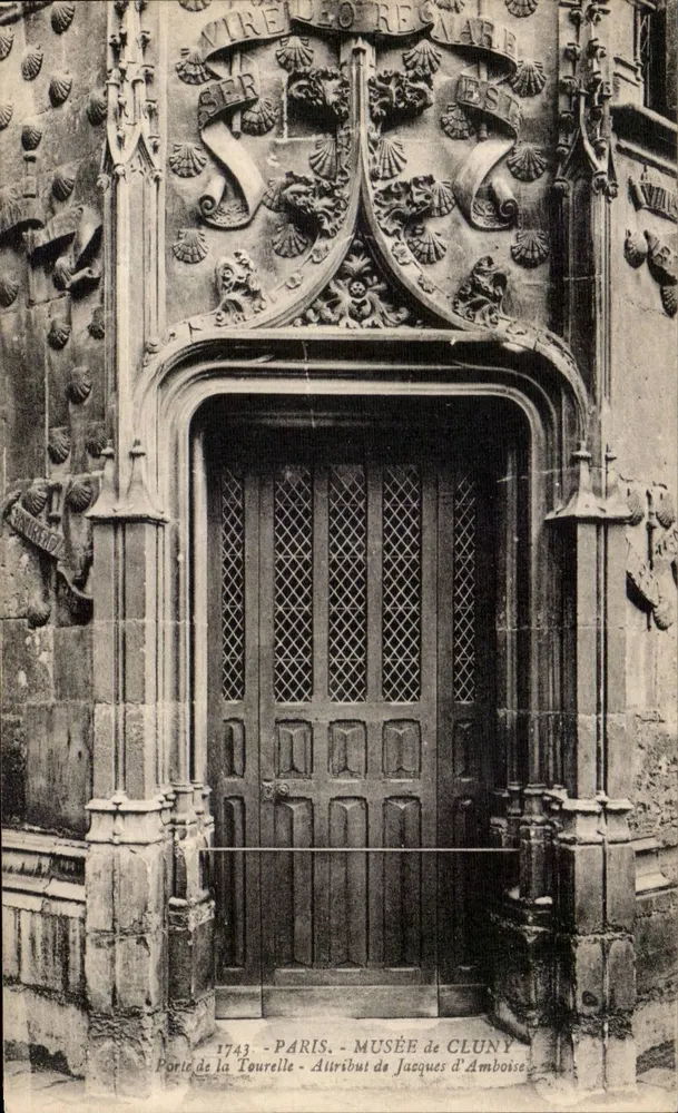 Torheitertor — Musée de Cluny — Attribut von Jacques d'Amboise — 1743 - Vorderseite