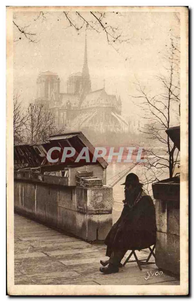 Notre-Dame de Paris — Winteransicht — Yvon, Paris - Vorderseite
