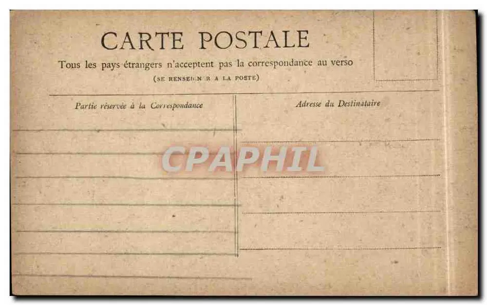 Paris — O Palácio da Justiça — Coleção Petit Journal - Verso
