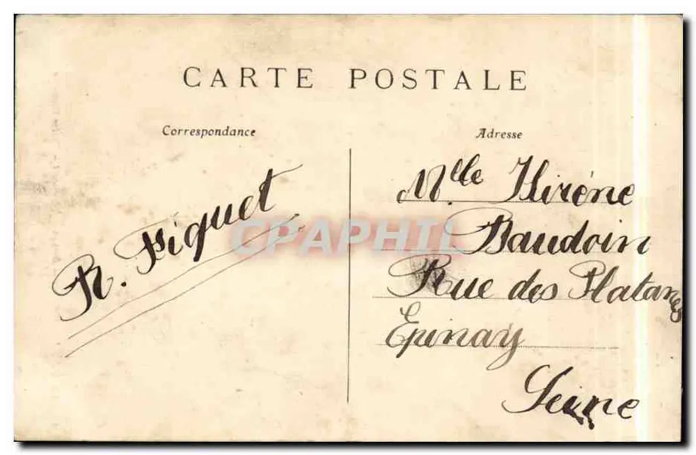 Buttes-Chaumont — Pequena Cachoeira — C. M. - Verso