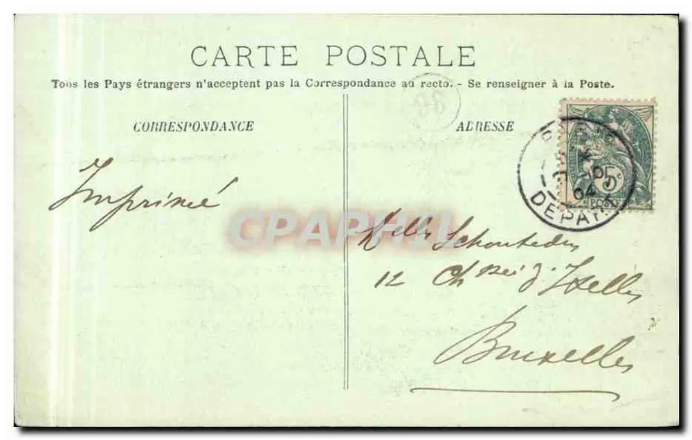 Paris — Fachada da Catedral de Notre-Dame — LL. n° 127 - Verso