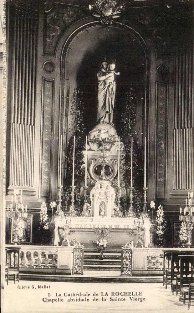Die Kathedrale von La Rochelle — Apsiskapelle der Heiligen Jungfrau — Gliché G. Mallet, n°5 - Vorderseite