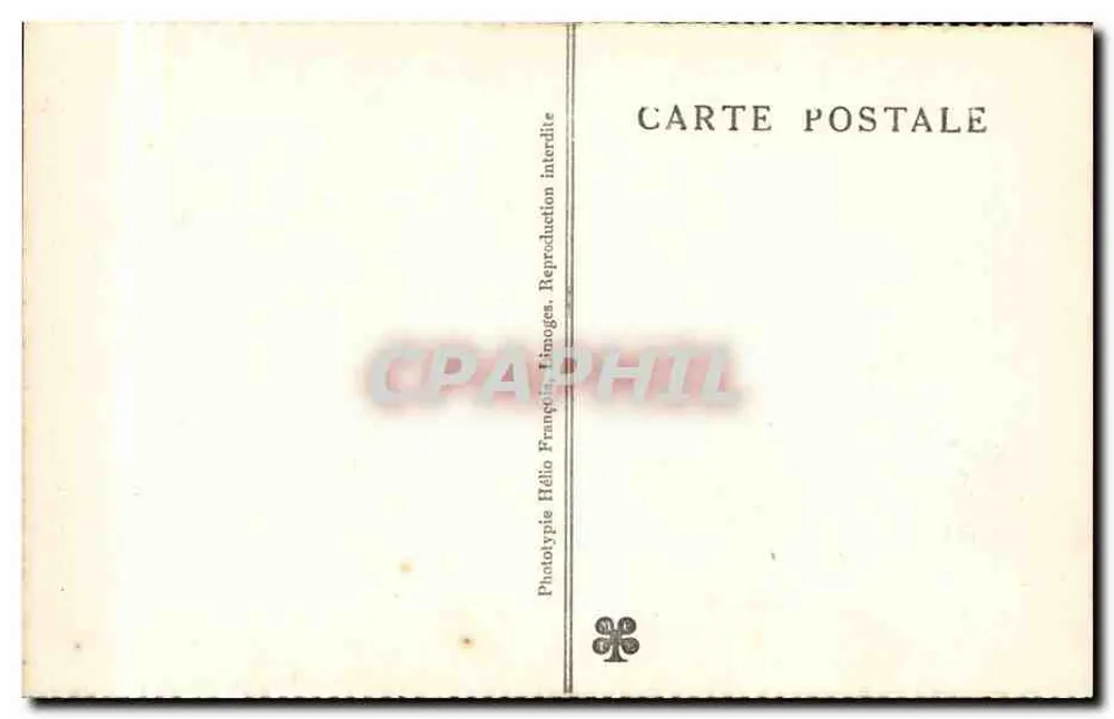 La Grotte de Presque — Colonnes d'Hercule — Phototypie Hélio Française - Verso