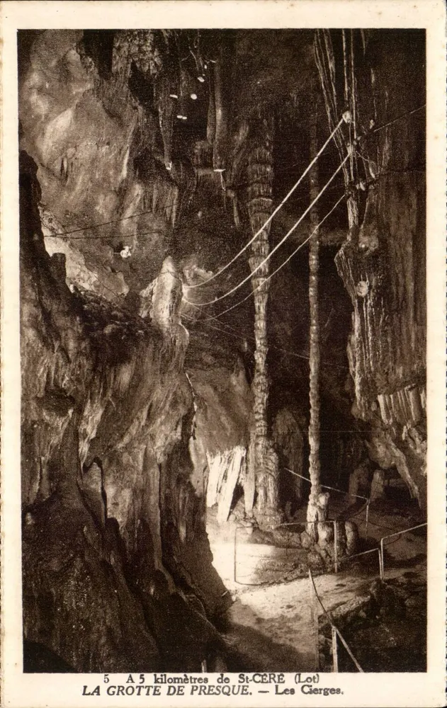 A Gruta de Presque — Les Cierges (Lot) — Phototype-Hélio Limoges - Frente
