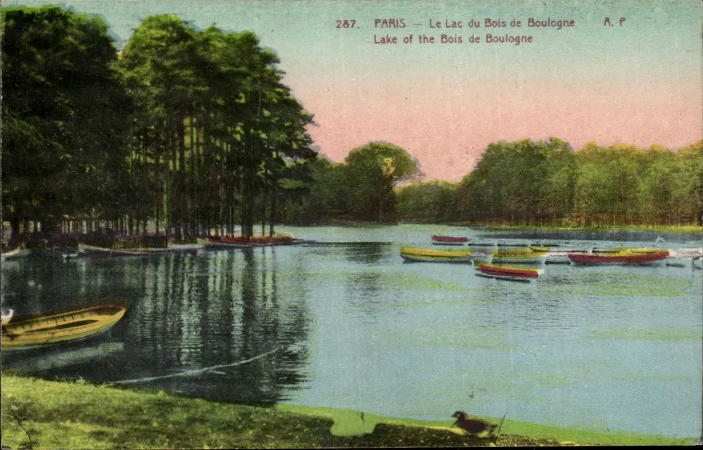 Paris — See des Bois de Boulogne — A. P. n°287 - Vorderseite