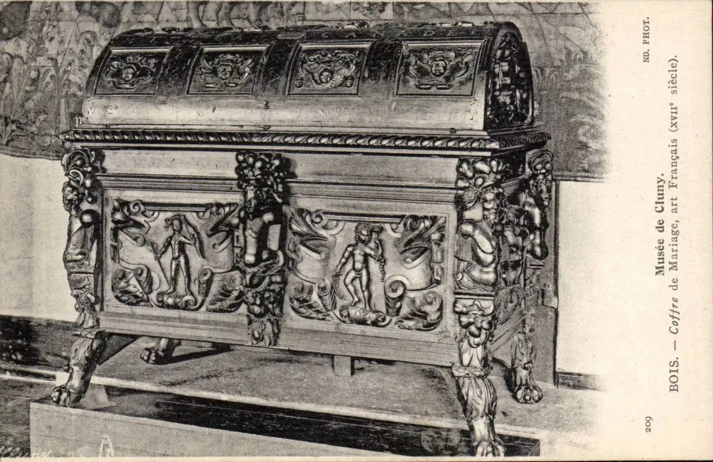 Schrank — Musée de Cluny — Französisches Kunstwerk des 17. Jahrhunderts - Vorderseite