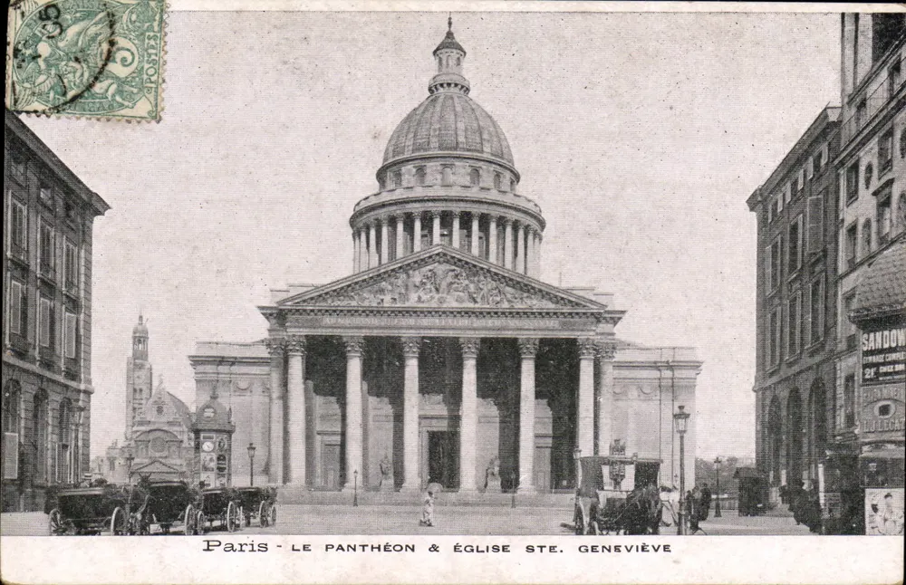 Paris - Der Panthéon & Kirche Ste. Geneviève — Sandow - Vorderseite