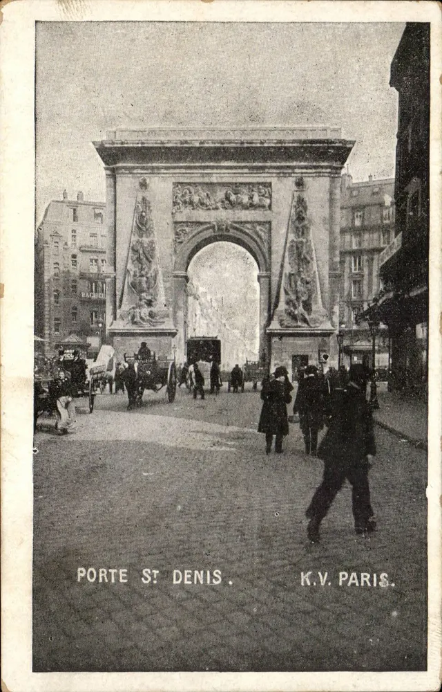 Porta Saint-Denis — Paris — K.V. Paris - Frente