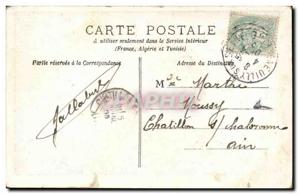 Porta Saint-Denis — Paris — K.V. Paris - Verso