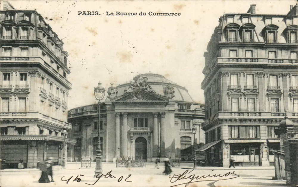 Paris - A Bolsa de Comércio — Séguinot, editor n° 9602 - Frente