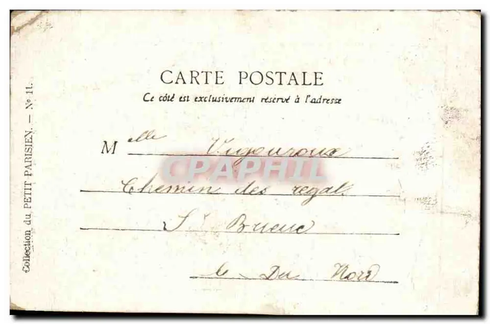 Paris — La Porte Saint-Martin — éditeur Collection du PETIT PARISIEN, n° 11 - Verso