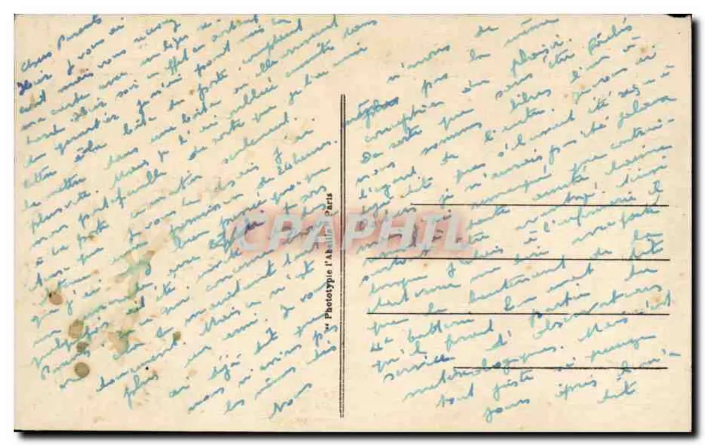 Paris - A Coluna de Julho — Local da antiga fortaleza cuja captura foi o ponto de partida da Revolução Francesa — editor desconhecido, n° 14 - Verso