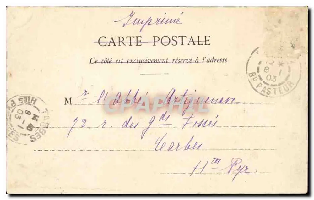 Paris - As Arênes da Rue Monge — n°2882 - Verso