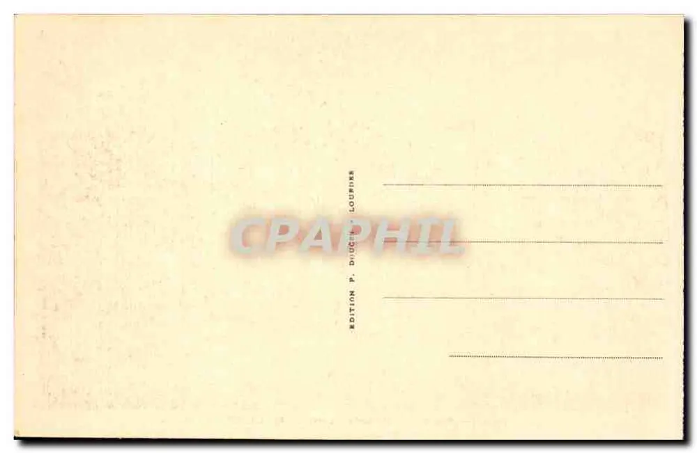 Première Station du Calvaire de N.-D. de Lourdes — P.D. - Verso