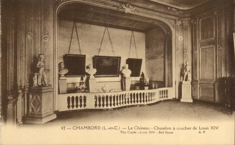 Chambord — Schlafzimmer von Louis XIV — A. P. - Vorderseite