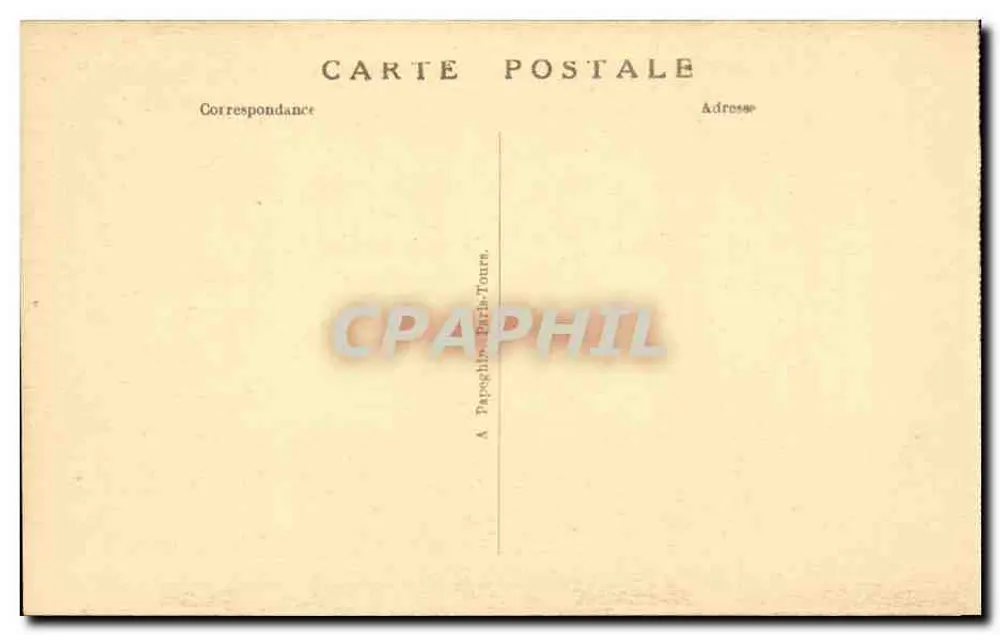 Chambord — Das Schloss — Der Große Doppelte Treppenaufgang — A.P. Nr. 20 - Rückseite