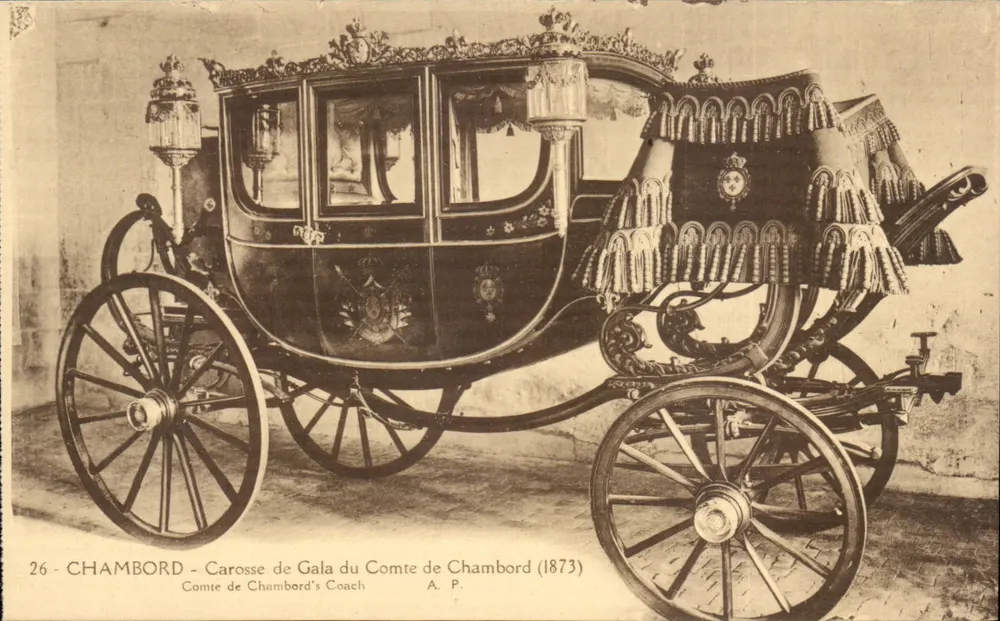 Gala-Kutsche des Grafen von Chambord (1873) — Chambord — A.P. - Vorderseite