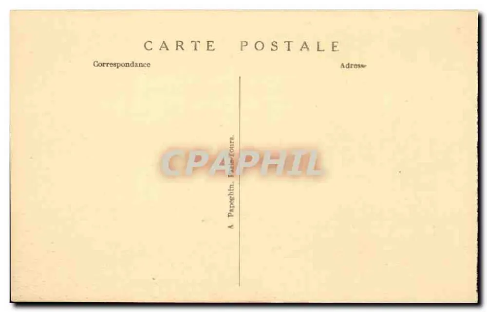 Chambord — O Castelo — Fachada meridional — A. P. n°6 - Verso