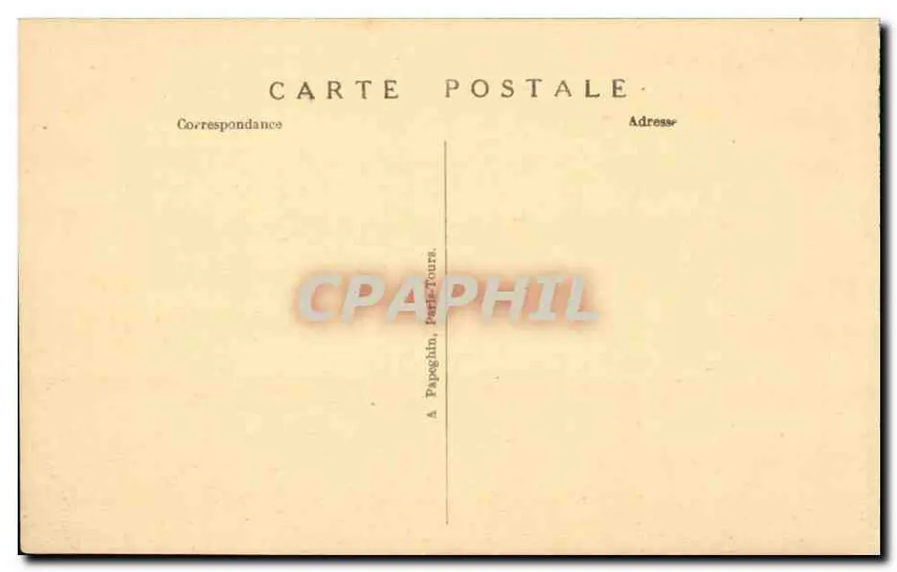Chambord — O Castelo — Facha Septentrional — A. P. - Verso