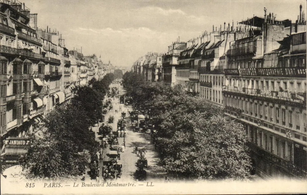 पेरिस — बुलेवार्ड मॉंटमार्ट्र — LL. — क्रमांक 815 - आगे