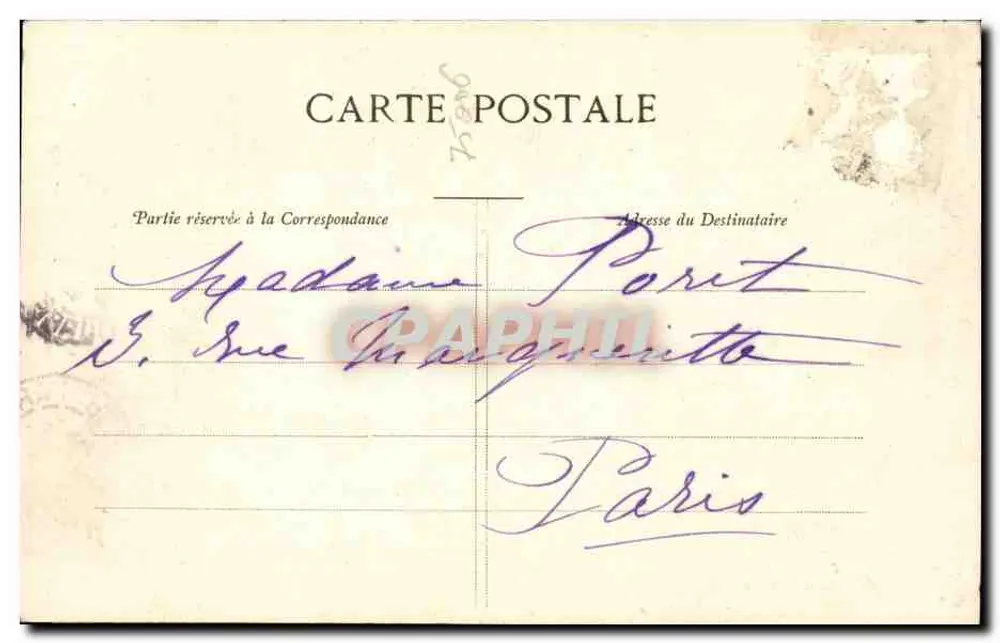 Fonte Médicis — Paris — G. I. n°243 - Verso