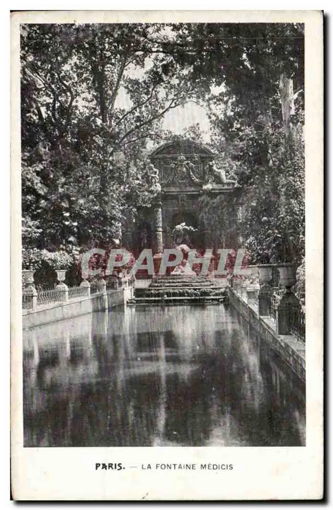 Paris — La Fontaine Médicis - Vorderseite