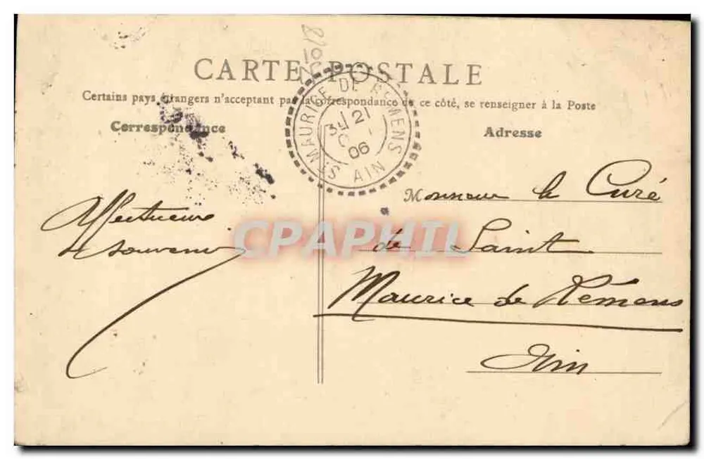 Paris - Sacré-Cœur de Montmartre — B. F., Paris, n° 103 - Rückseite