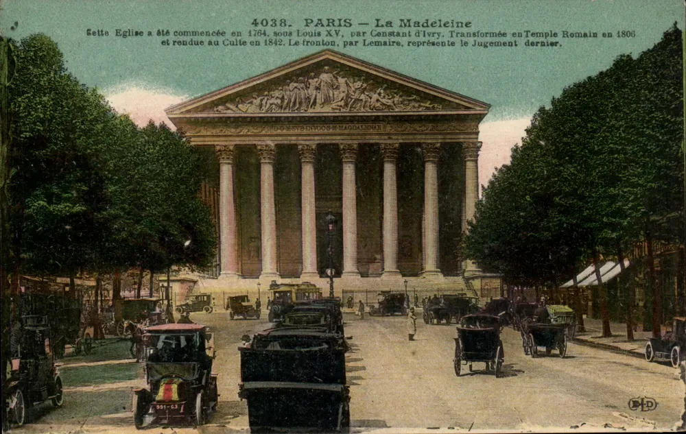 Paris — A Madeleine — Editor B.P.D. n° 4038 - Frente
