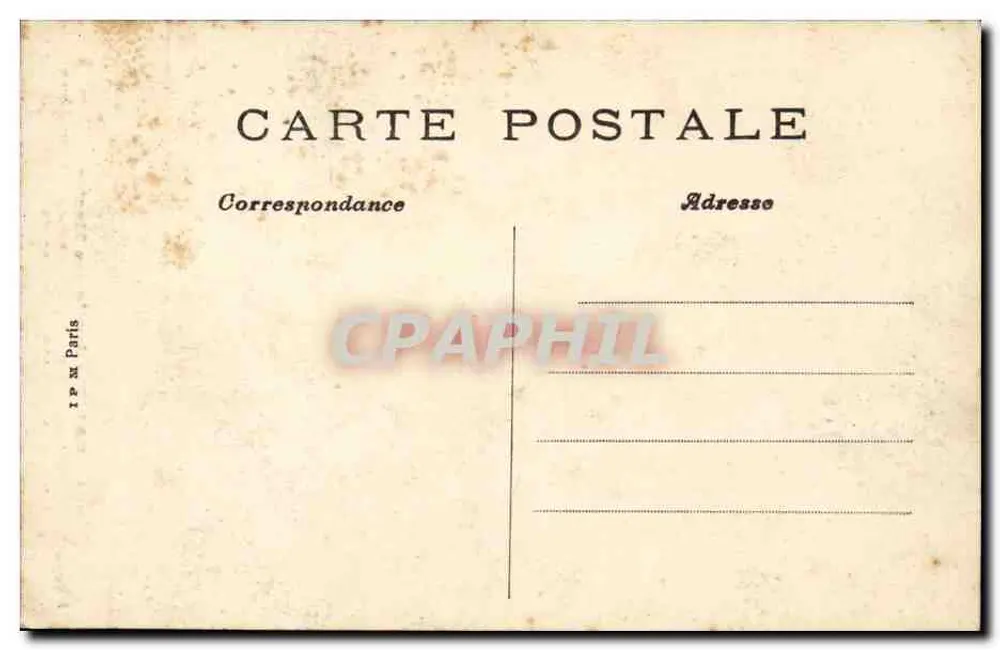 Knochen des Schimpansen « CONSUL » — Jardin des Plantes, Paris — Verlag Bordet & Batail, Nr. 284 - Rückseite