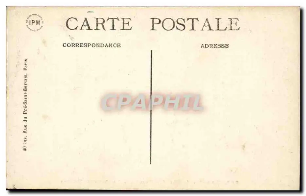 Paris - Jardin des Plantes - Die Große Volière — Verlag IPM, Nr. 232 - Rückseite