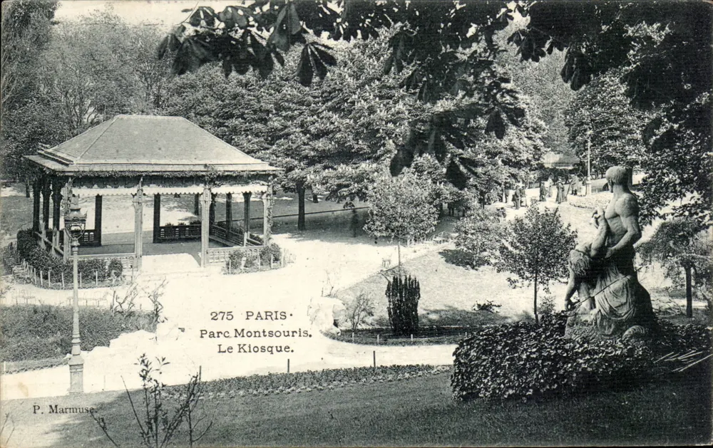 Parque Montsouris — O Kiosque — P. Marmuse - Frente