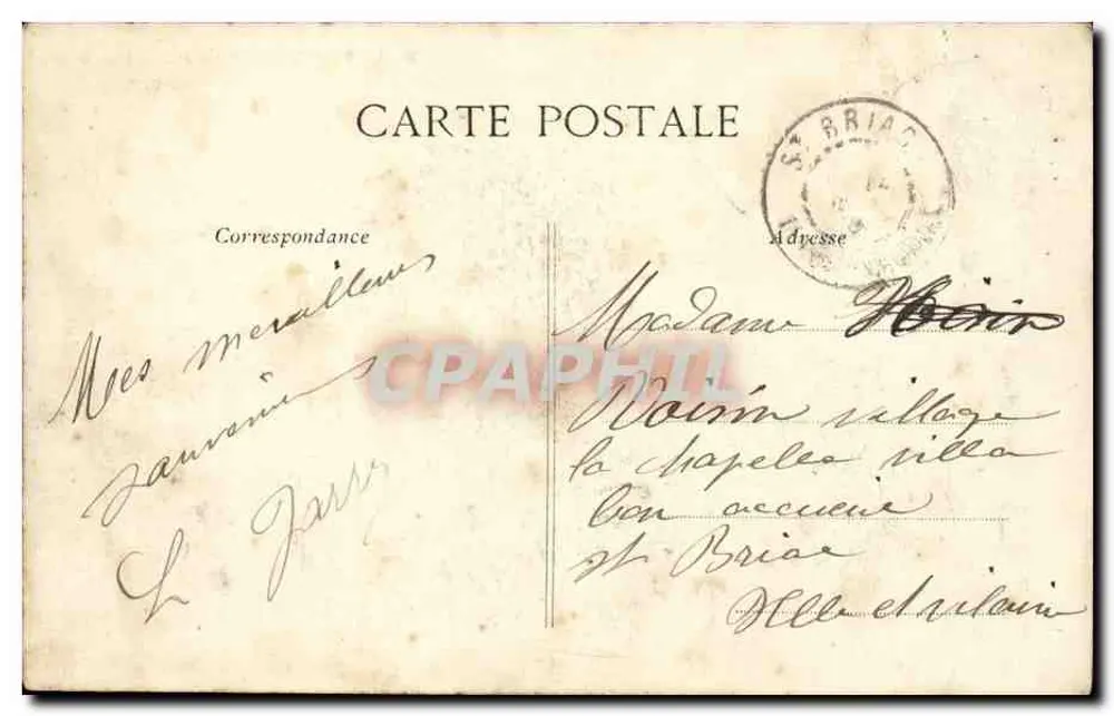 पेरिस — क्लिग्नांकोर्ट के चर्च — C. L. C. n°543 - पीछे