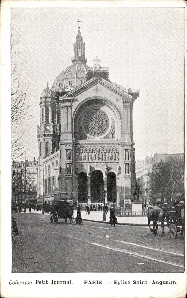 Paris — Igreja de São Agostinho — Coleção Petit Journal - Frente