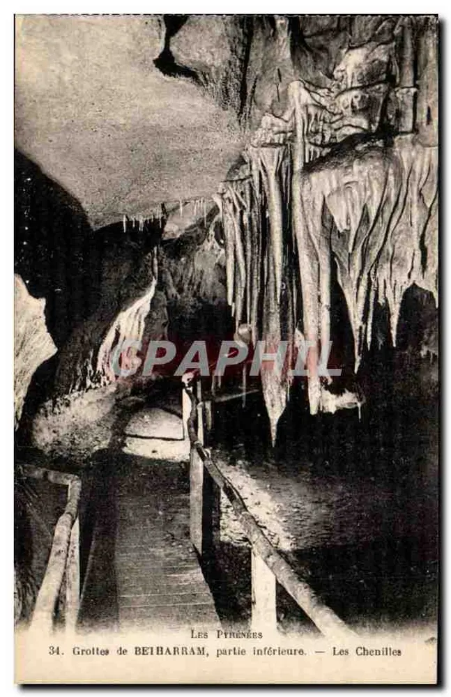 Höhlen von BETHARRAM, untere Teil — Les Chenilles - Vorderseite