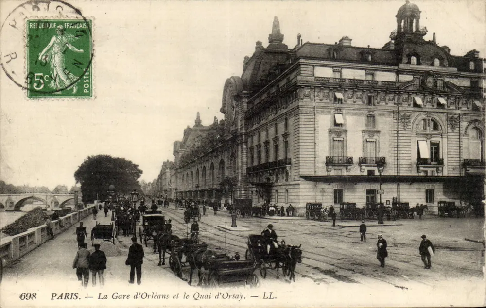 Paris — Die Gare d'Orléans und der Quai d'Orsay — LL. — n° 698 - Vorderseite
