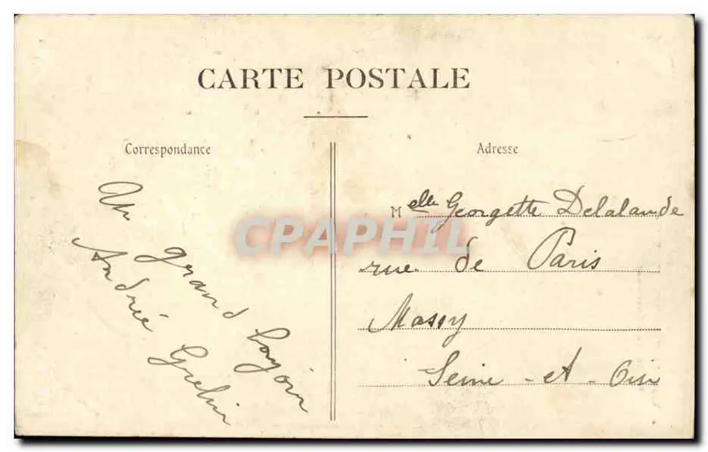 Paris-Montmartre (18.) — Seilbahn und Sacré-Cœur — Éd. V. 404 - Rückseite