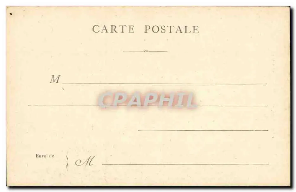 Paris — A estátua de Danton — editor não identificado - Verso