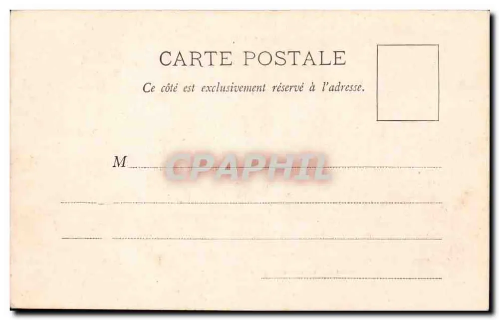 Paris - Escola de Guerra — A. Tardie Paris, n°4 - Verso