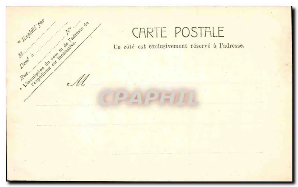 Paul Baudry Monument (Père Lachaise) — Paris — anonymous publisher, no. 5124 - Back