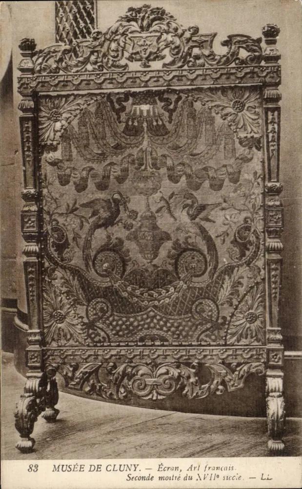 Musée de Cluny — Écran français du XVIIe siècle — Lévy Fils et Cie - Recto